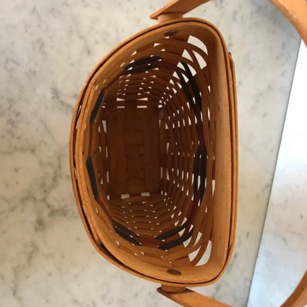 LONGABERGER Shades of Autumn Harvest Basket, Liner & Protector